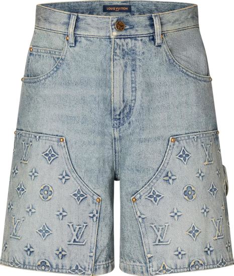 denim shorts louis vuitton.